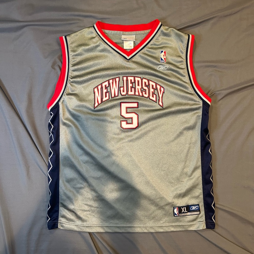 Authentic Retro Reebok Jason Kid / New Jersey Nets Jersey (GREAT CONDITION)